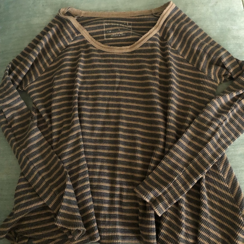 Striped long sleeve FP top